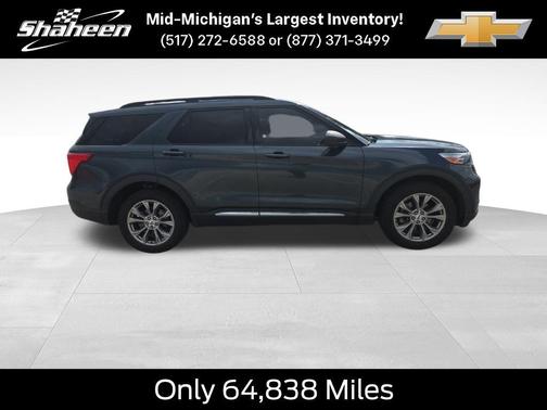 Blue Metallic 2022 Ford Explorer XLT