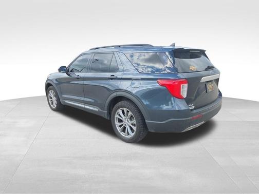 Blue Metallic 2022 Ford Explorer XLT