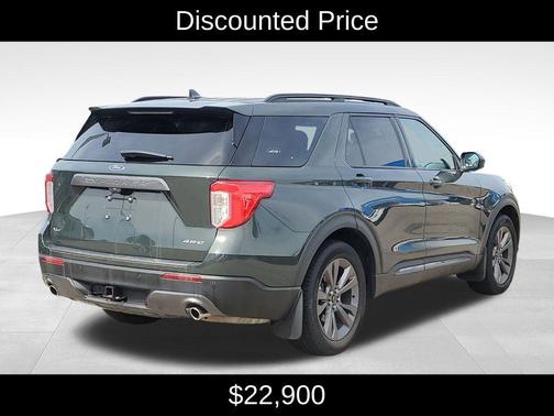 Green Metallic 2022 Ford Explorer XLT