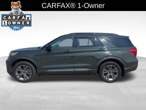 Forged Green Metallic 2022 Ford Explorer XLT