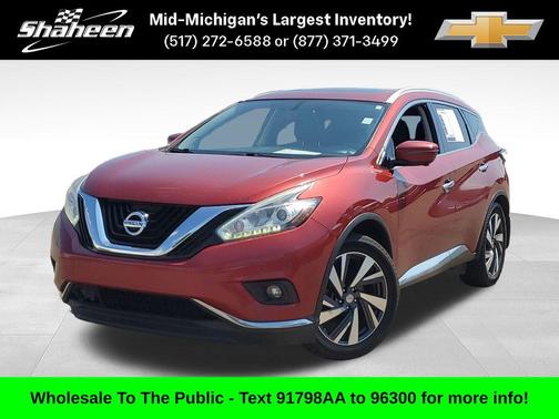 Cayenne Red 2016 Nissan Murano Platinum