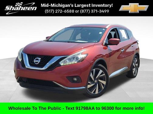 Cayenne Red 2016 Nissan Murano Platinum