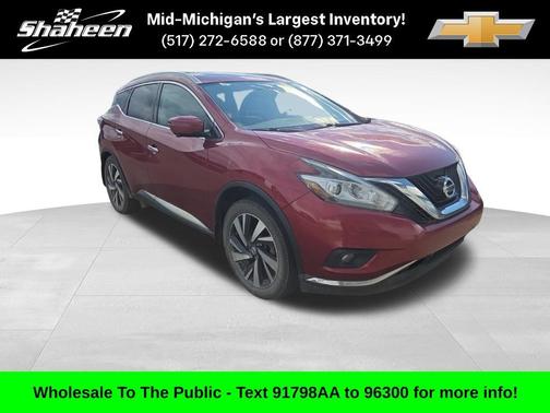 Cayenne Red 2016 Nissan Murano Platinum