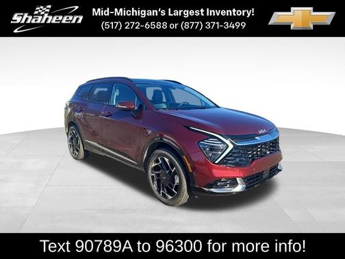 Red 2025 Kia Sportage SX-Prestige