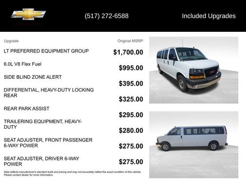 Summit White 2020 GMC Savana 3500 LT