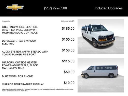 Summit White 2020 GMC Savana 3500 LT