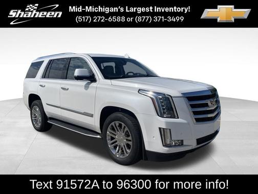 Crystal White Tri-Coat 2020 Cadillac Escalade Standard