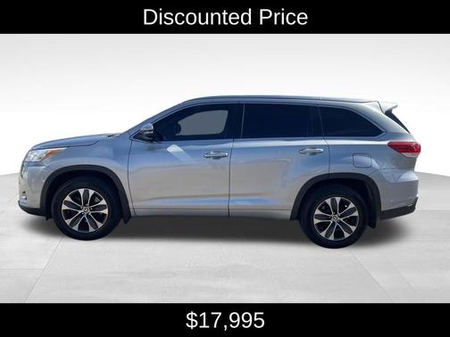 Silver 2017 Toyota Highlander XLE