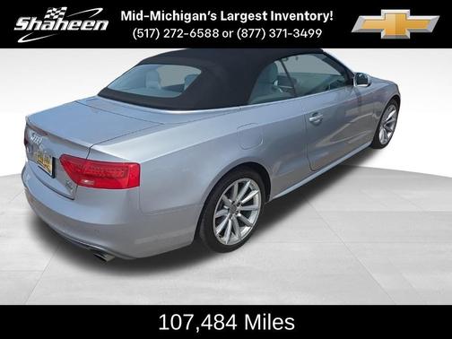 Silver Metallic 2015 Audi A5 2.0T Premium Plus