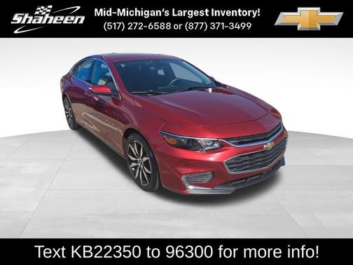 Cajun Red Tintcoat 2018 Chevrolet Malibu LT