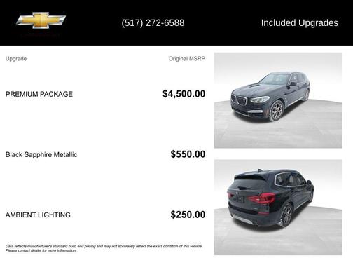 2021 BMW X3 xDrive30i