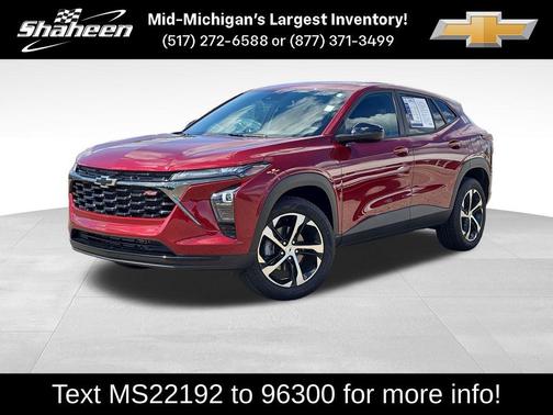 Maroon 2025 Chevrolet Trax 1RS