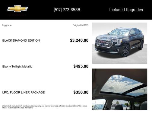 Ebony Twilight Metallic 2024 GMC Terrain Denali