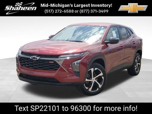 Crimson Metallic 2024 Chevrolet Trax 1RS