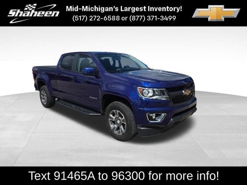 Laser Blue Metallic 2017 Chevrolet Colorado Z71