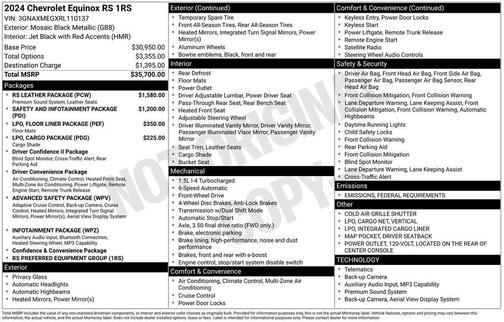 2024 Chevrolet Equinox RS