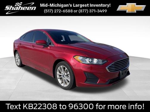 Red Metallic 2020 Ford Fusion Hybrid SE