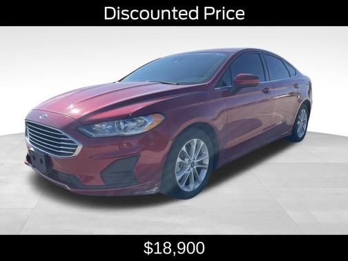 Red Metallic 2020 Ford Fusion Hybrid SE