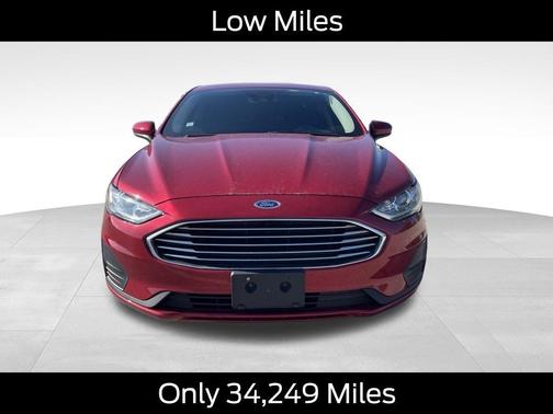 Red Metallic 2020 Ford Fusion Hybrid SE