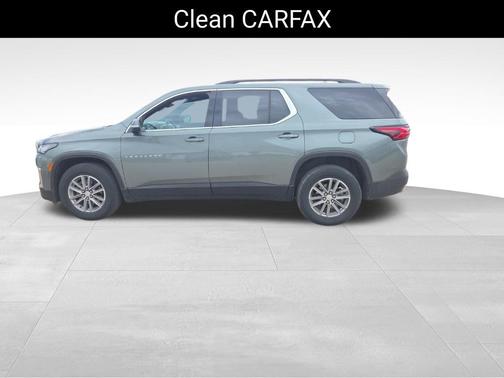 Silver Sage Metallic 2023 Chevrolet Traverse LT Cloth