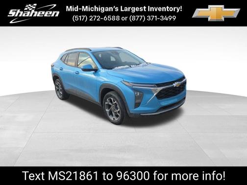 Marina Blue 2025 Chevrolet Trax LT