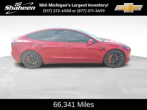 Red Multi 2018 Tesla Model 3 Long Range