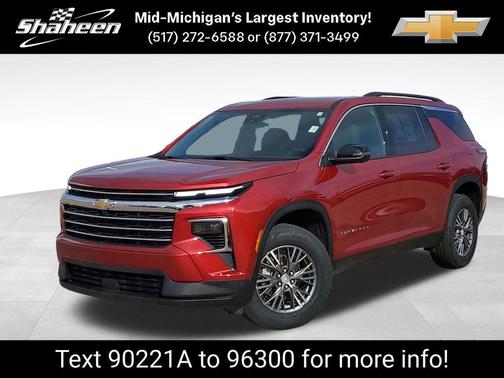 Radiant Red 2024 Chevrolet Traverse LT