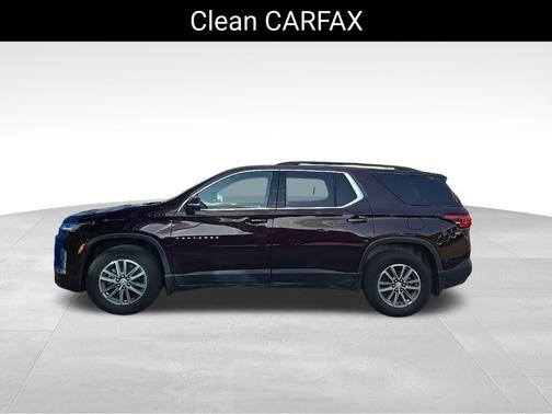 Black Cherry Metallic 2023 Chevrolet Traverse LT Cloth
