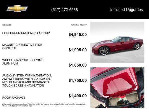 Monterey Red 2007 Chevrolet Corvette Base