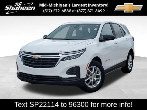 Summit White 2023 Chevrolet Equinox LS