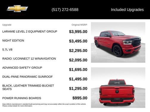 Flame Red Clearcoat 2021 RAM 1500 Laramie