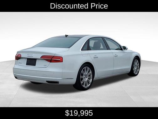 Glacier White 2015 Audi A8 L 3.0 TDI