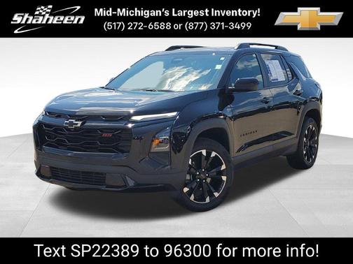 Mosaic Black Metallic 2025 Chevrolet Equinox RS