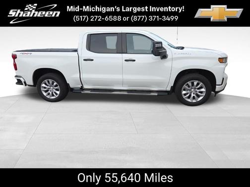 Summit White 2021 Chevrolet Silverado 1500 Custom