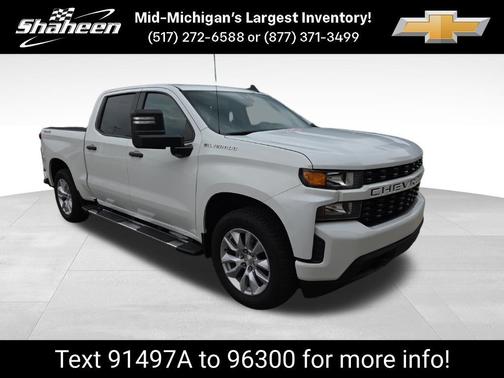 Summit White 2021 Chevrolet Silverado 1500 Custom
