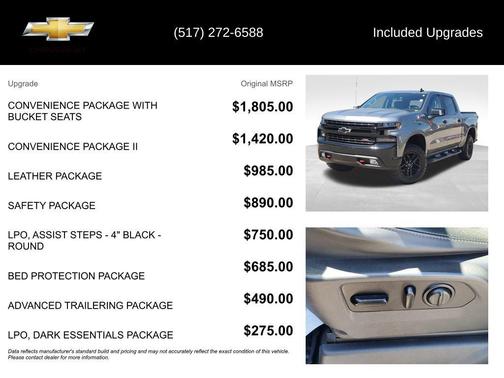 Satin Steel Metallic 2020 Chevrolet Silverado 1500 LT Trail Boss