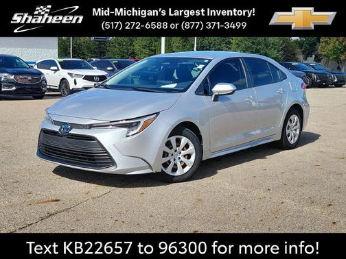 Classic Silver Metallic 2023 Toyota Corolla Hybrid LE