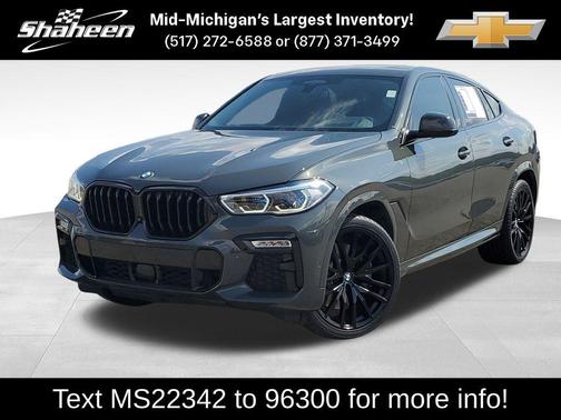 Gray Metallic 2021 BMW X6 M50i