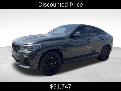 Gray Metallic 2021 BMW X6 M50i