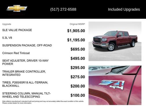 2016 GMC Sierra 1500 SLE