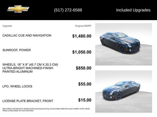 Black Raven 2015 Cadillac ATS 3.6L Luxury