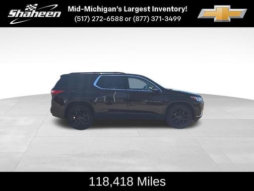 Black Cherry Metallic 2020 Chevrolet Traverse LT Leather