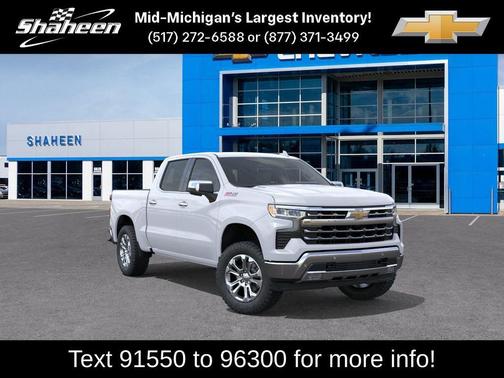 Polar White 2026 Chevrolet Silverado 1500 LTZ