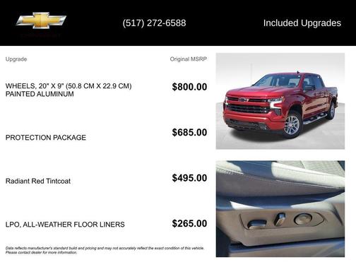 Radiant Red 2025 Chevrolet Silverado 1500 RST