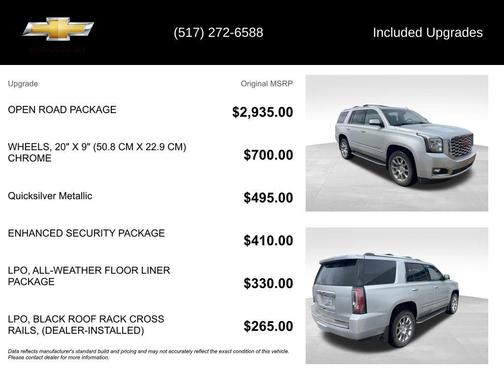 Quicksilver Metallic 2019 GMC Yukon Denali