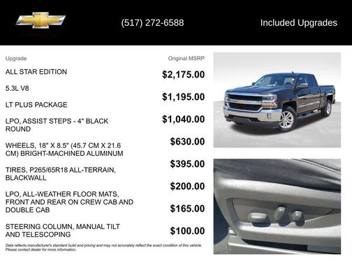 Havana Metallic 2018 Chevrolet Silverado 1500 LT