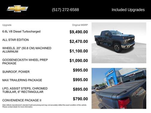 Lakeshore Blue Metallic 2024 Chevrolet Silverado 2500 LT