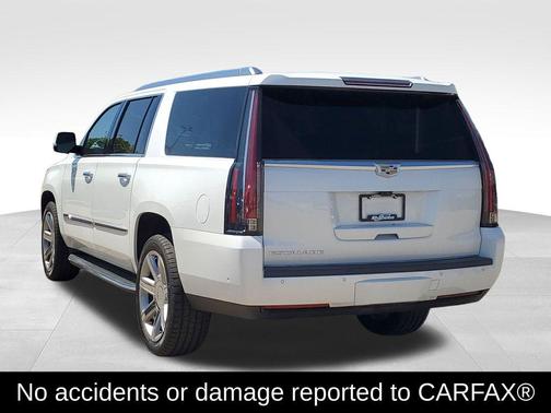 Crystal White Tri-Coat 2017 Cadillac Escalade ESV Luxury
