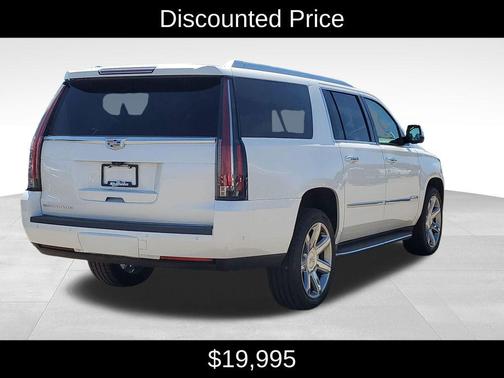 Crystal White Tri-Coat 2017 Cadillac Escalade ESV Luxury