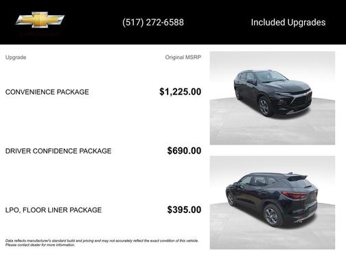 Black 2025 Chevrolet Blazer LT
